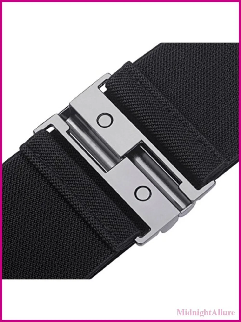 Wide Elastic Waist Belt Cinch Trimmer Stretchy Waistband Hook Buckle